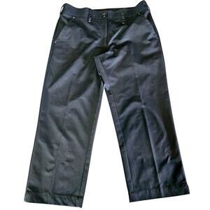 GG Blue Black Golf Athletic Capri Pants with Pockets Women's Size 8 3219